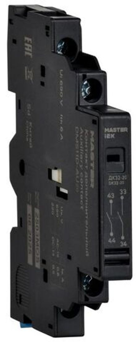Контакт дополнительный 2НЗ ДК32-20 KARAT IEK DMS11D-AU20