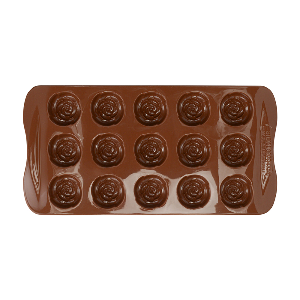 Форма силиконовая для приготовления конфет rose, 11x21 см