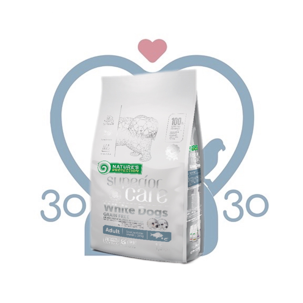 Сухой корм NP SC White Dogs Grain Free White Fish беззерновой д/с мелких пород с белой рыбой 1,5 кг