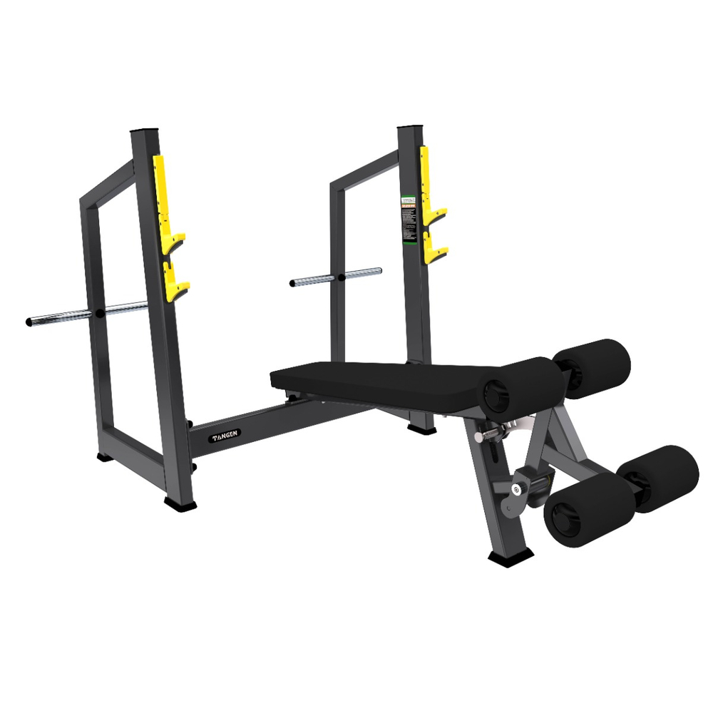 A3041 Скамья-стойка для жима под углом вниз