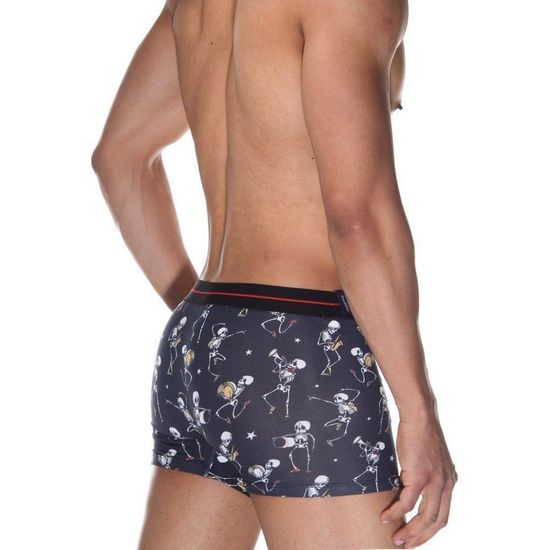 Трусы мужские боксеры темно-серые с принтом DARKZONE DZN2067