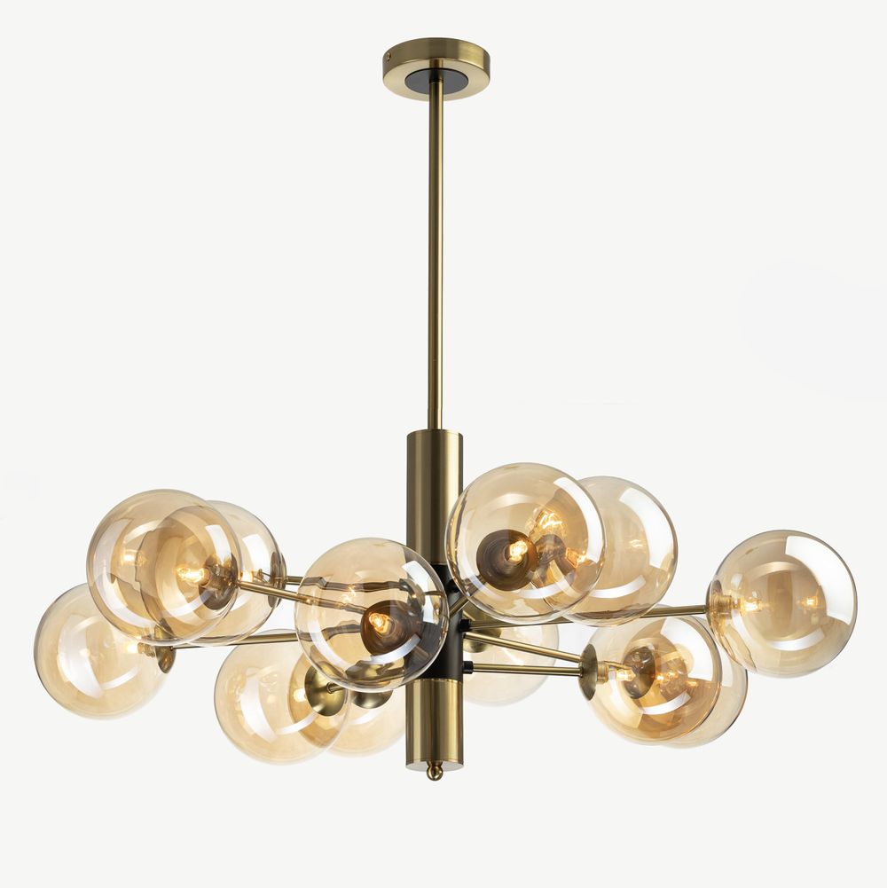 Citilux Нарда CL204190 Люстра на штанге Бронза