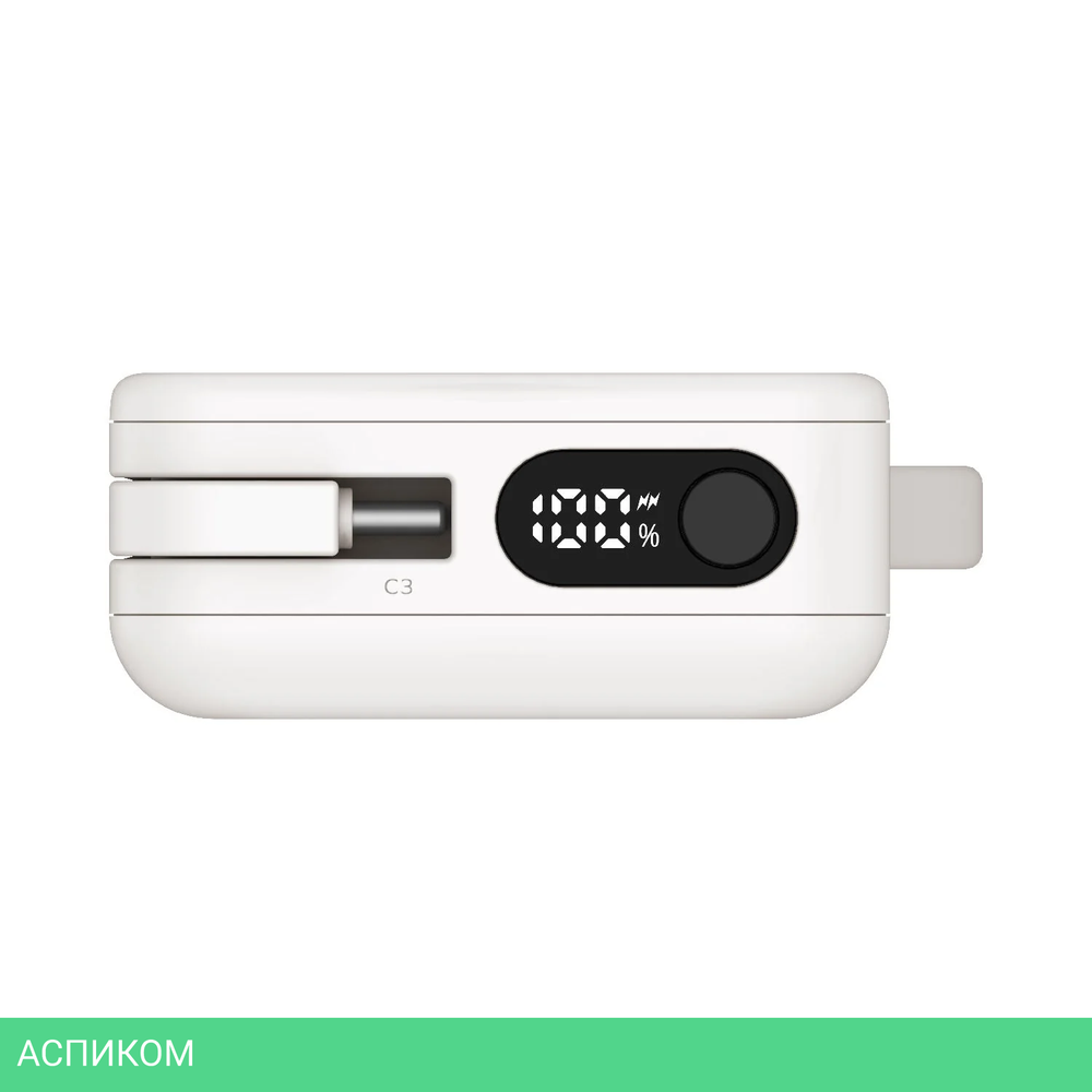 Портативное зарядное устройство Momax IP138 1-Power Vital+ White (IP138W)