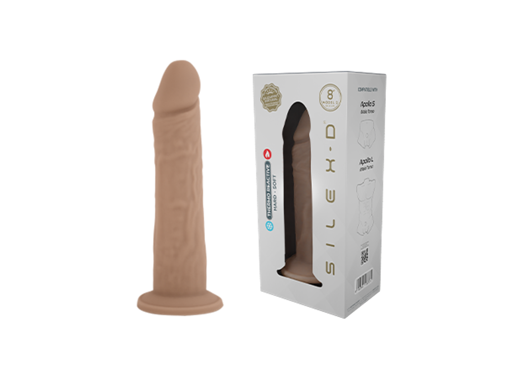 Фаллоимиатор термоактивный из Silexpan 8" 267371AL
