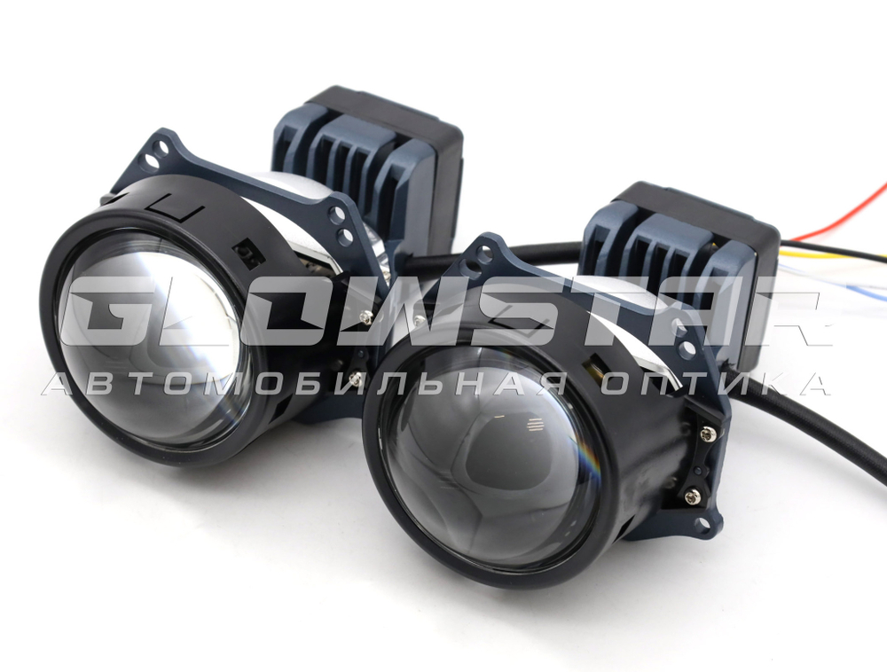 Билед модули Aozoom K3 Pro 2025 Dragon Knight New (новое поколение) 3.0 дюйма, 2 чипа, 5500K, 12V, 50W/60W, крепление 3R (комплект, 2шт)