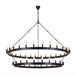 Citilux Смитсон CL470254 Люстра замковая подвесная Чёрная