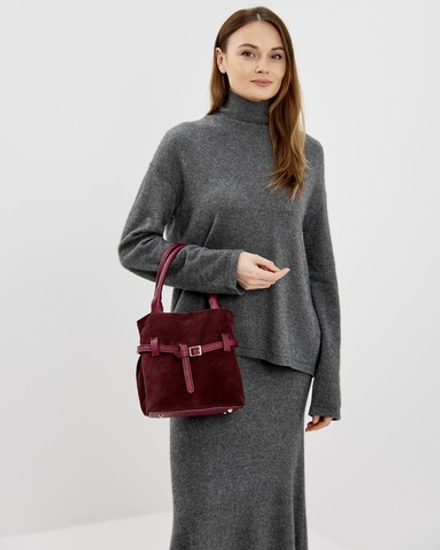 Сумка 589 15 бордовый