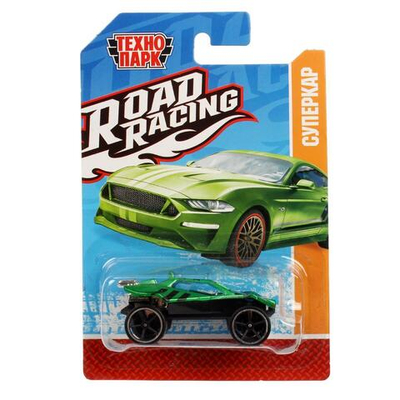 Модель ин. мет. "Road Racing Суперкар" 7,5см, в ассорт, блист. RR-7-0002-R-WOD (576) (Технопарк)