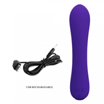 Вибратор Matt Super Soft (19 см) синий