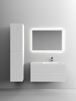 Тумба с раковиной Sancos Snob T 100 см SNT100RW правая, bianco