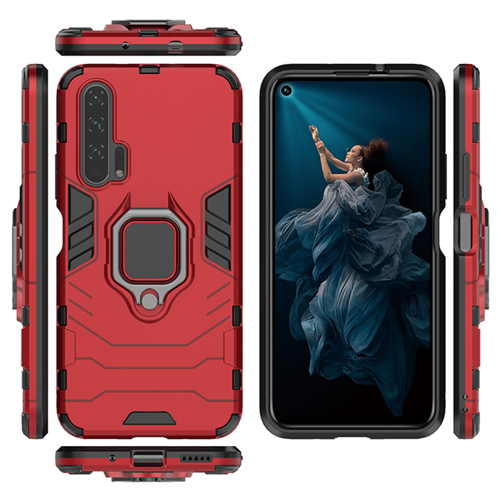 Противоударный чехол с кольцом Panther Case для Huawei Honor 20 Pro