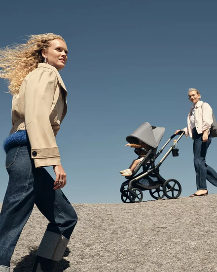 Коляска 2 в 1 Bugaboo Fox 5 Renew complete (Graphite/Moon grey/Moon Grey)