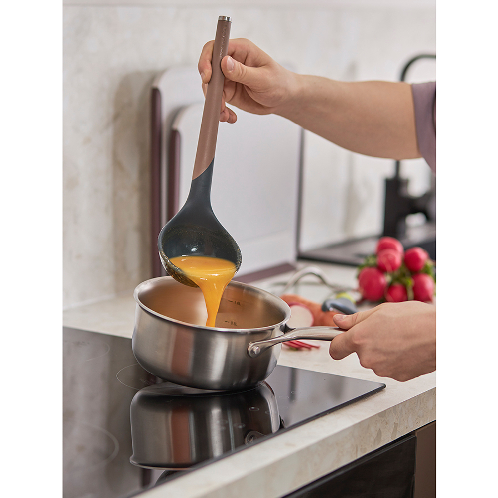 Половник smartchef, 31 см, капучино-графит