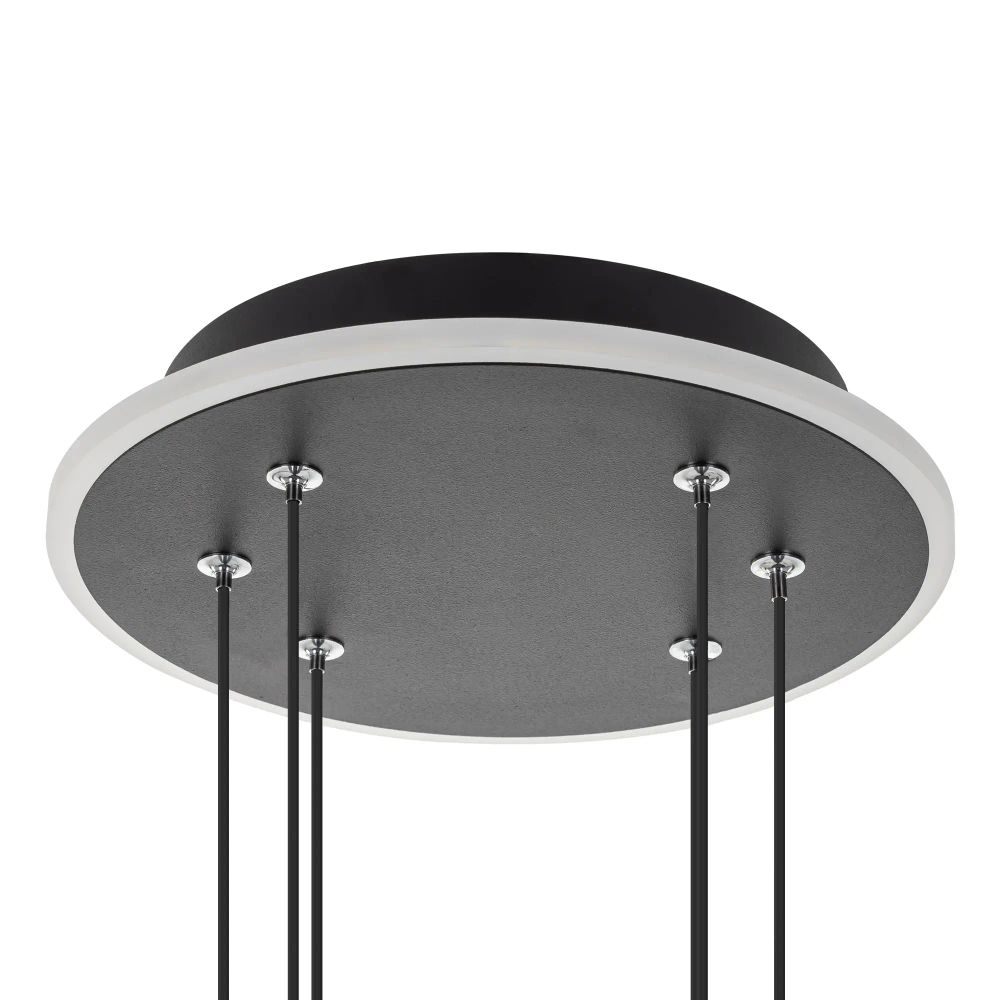 Citilux Trent CL203731 LED Люстра подвесная с пультом Чёрная