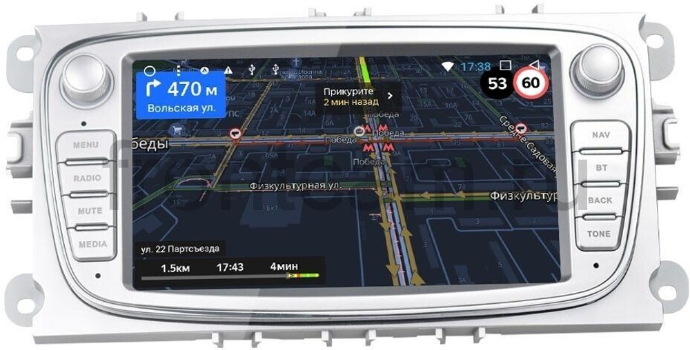 Универсальная магнитола для Ford - OEM GT003s на Android 9 и 2Гб-16Гб