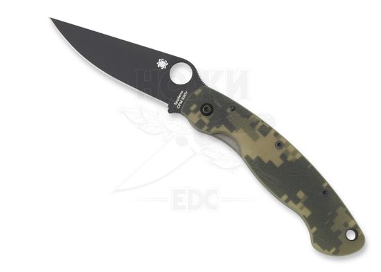 Складной нож Spyderco Military Camo C36GPCMOBK c клинком из стали CPM-S30V, рукоять G10