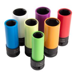 AFFIX (AF00640180C) Набор ударных глубоких шестигранных головок 1/2", 15-24 мм, 18 предметов, кейс