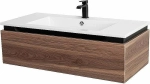 Тумба с раковиной Cezares Slider 100 SLIDER-1000-1C-SO-NA орех дымчатый