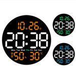 Часы настенные LED MIRROR DS-5501 White&Orange