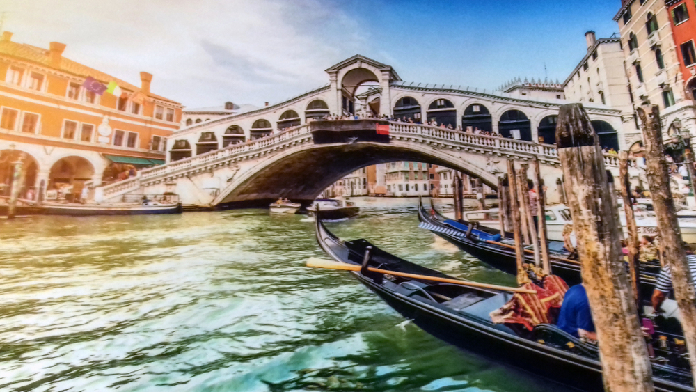 Микровелюр Xpoint (Икспоинт) 0023.01 Венеция мост