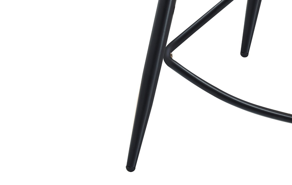 Стул барный 373B бежевый/черный