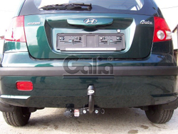 Фаркоп оцинкованный Galia H055A для Hyundai Getz 2003-2005(паспорт и сертификат в комплекте)(без электрики)