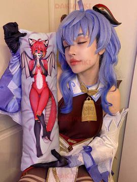 Мини дакимакура Фурри из Фурри арт. M0637, 60х20 см