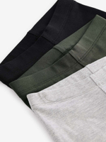 Велосипедки для мальчика Next K72-182, 3 шт., Серый, Хаки, Черный