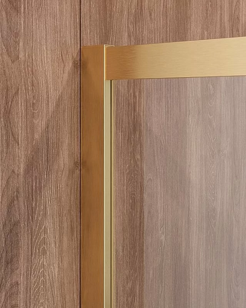Душевой уголок Cezares Molveno 90x90 Molveno-A-2-90-C-BORO-IV стекло прозрачное/профиль матовое брашированное золото