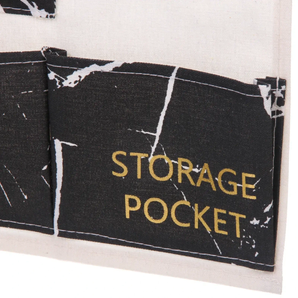 Карман настенный 3 отделения 3 крючка «ИДЕЯДОМА», цвет черный, 34*30см (лейбл Селфи)