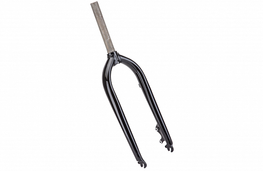 Вилка 24" 1-1/8" KF-9240004/9240005 XDS жёстк. безрезьб. диск.торм., алюм. чёрн., шток 192мм фэтбайк