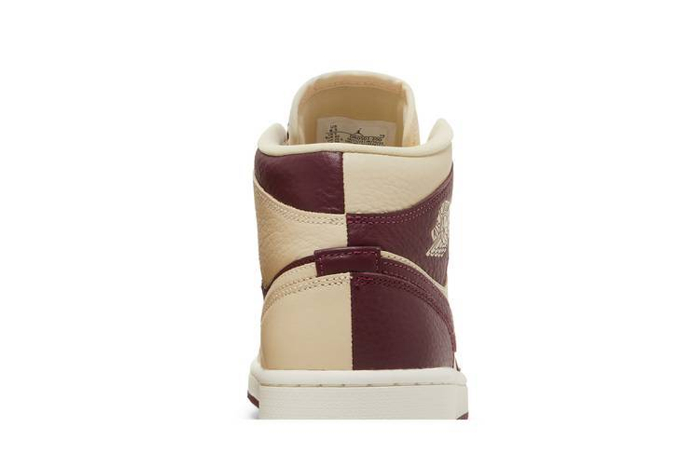 Кроссовки Jordan Air Jordan 1 Mid Se "Beach Cherrywood" (Женская размерная сетка)