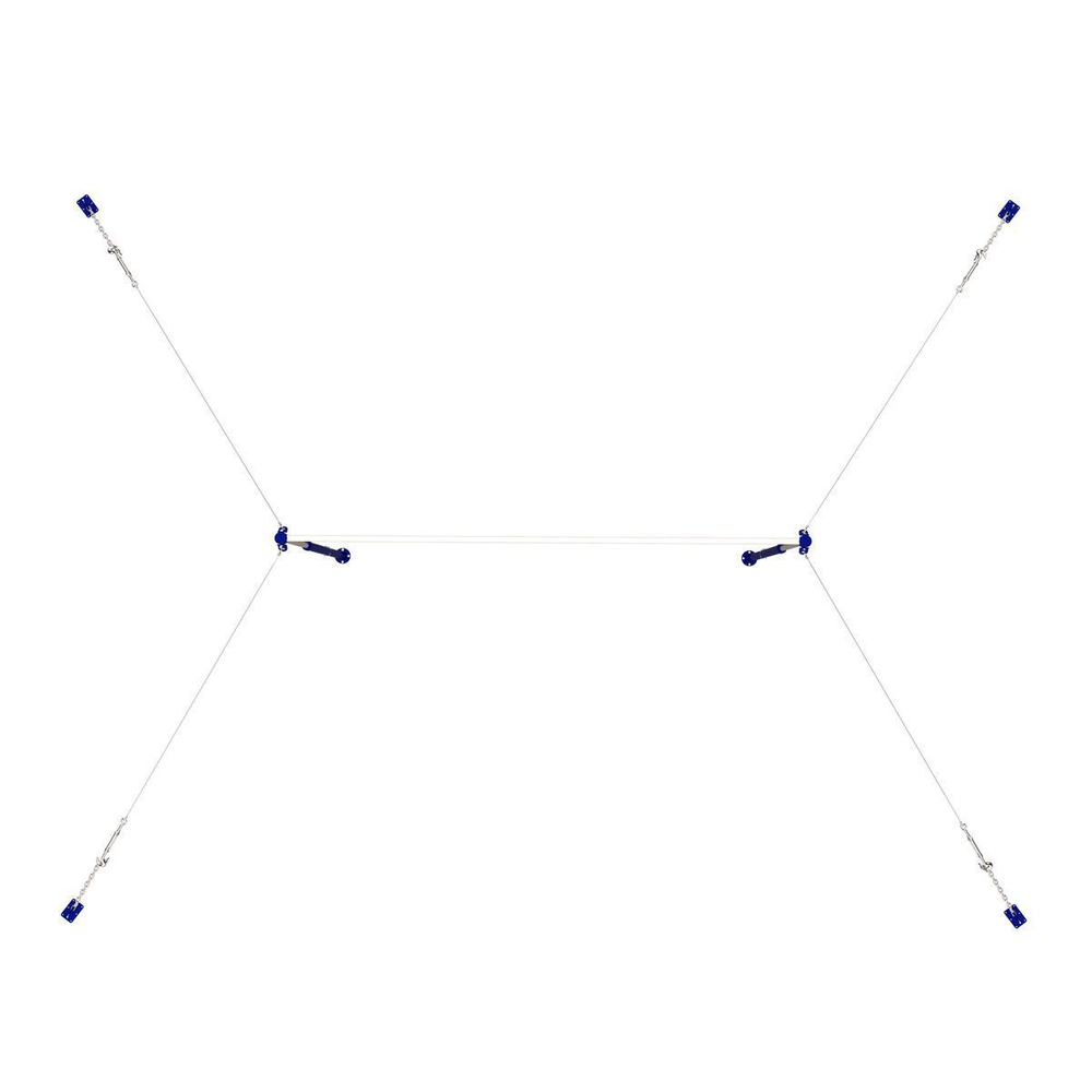 Перекладина гимнастическая универсальная (на растяжках) ZAVODSPORTA