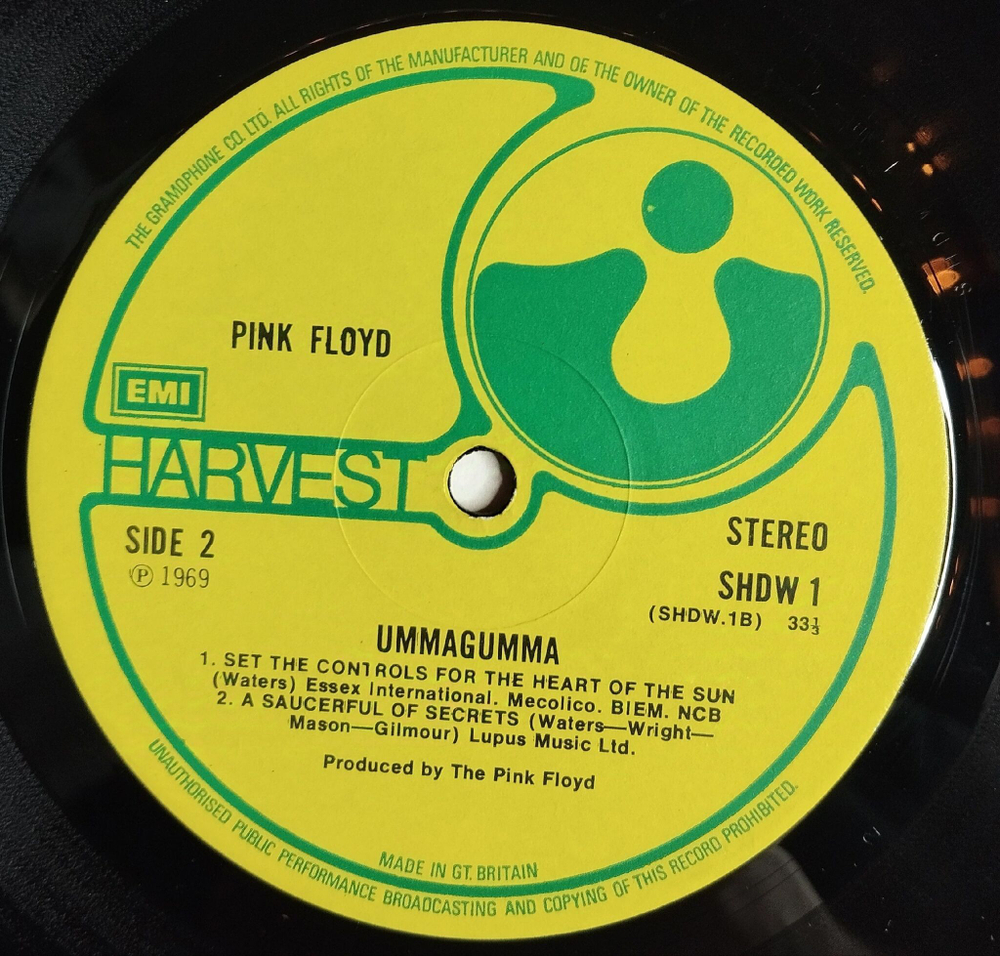 Винтажная виниловая пластинка LP Pink Floyd Ummagumma (UK 1969)