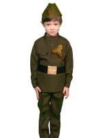 Костюм карнавал. "Солдатик в брюках" дет. р-р S (рост 110-116) (Карнавалофф)