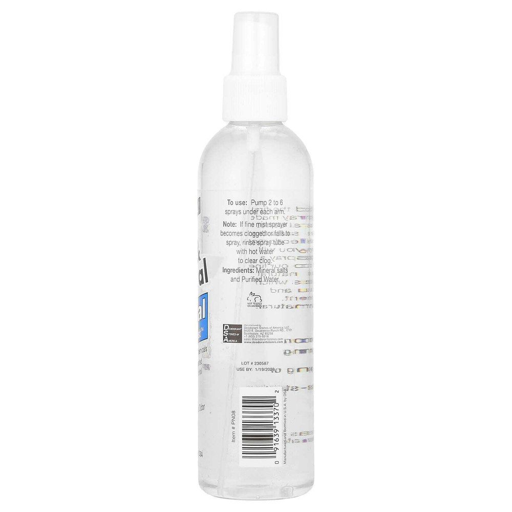 Thai Deodorant Stone, Pure & Natural, Crystal Deodorant Mist™, дезодорант без отдушки, 240 мл (8 унций)
