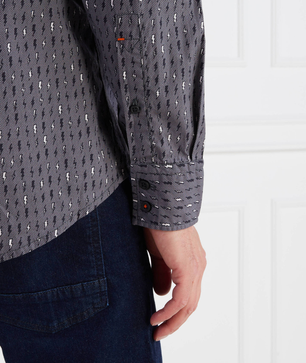 Рубашка Relegant 6 BOSS ORANGE - пепельный(50494054)