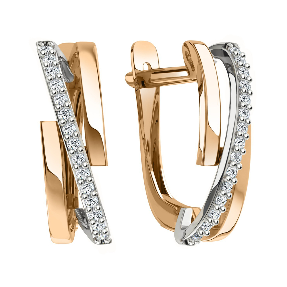 Серьги из золота 585 пробы