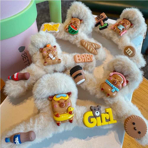 Заколка-краб Капибара