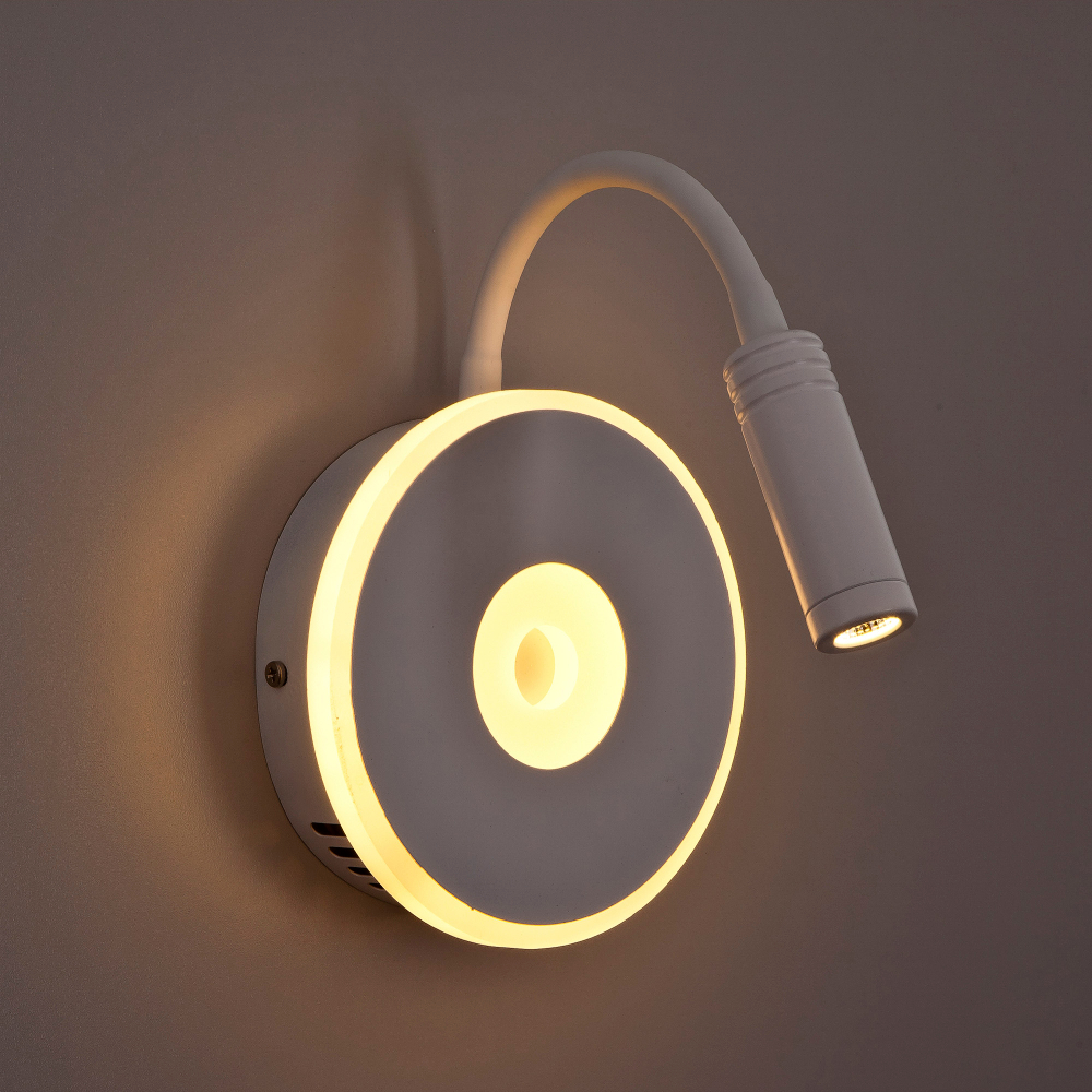 Настенный светодиодный светильник LED4U L8102-2 BK