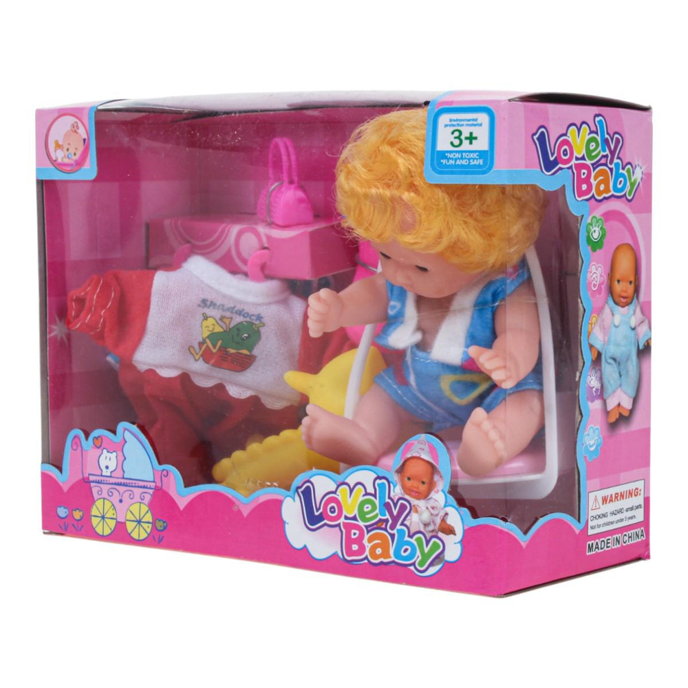 Пупс с аксесс., коробка YD346