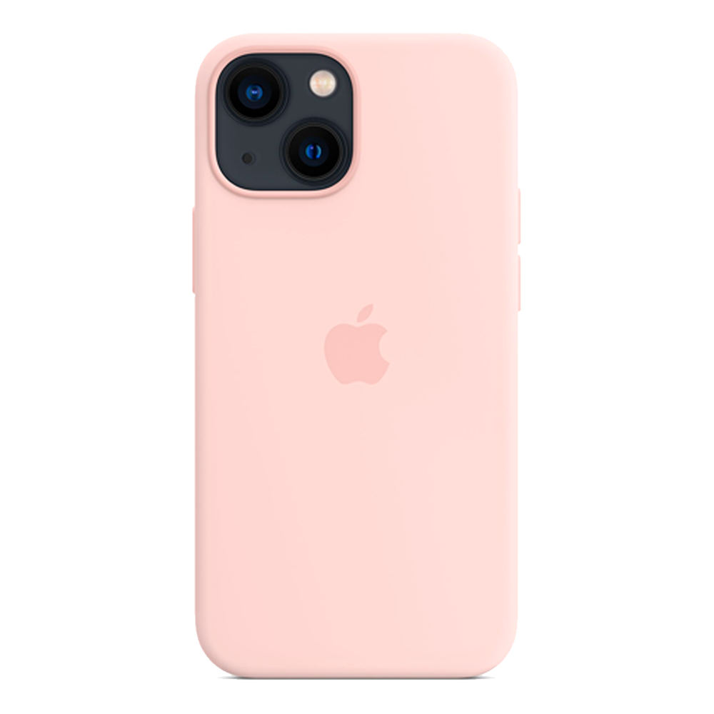 Силиконовый чехол с поддержкой MagSafe Apple Silicone Case для iPhone 13 mini, Chalk Pink (Розовый мел)