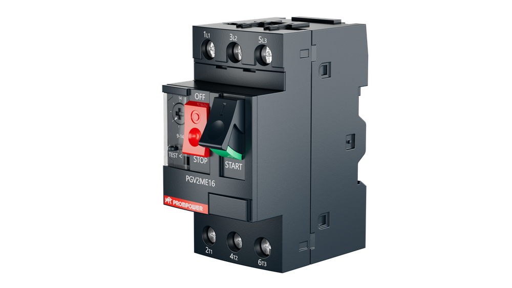 Автоматический выключатель защиты двигателя Prompower PGV2-ME16 серии Pulse, 9-14(A)