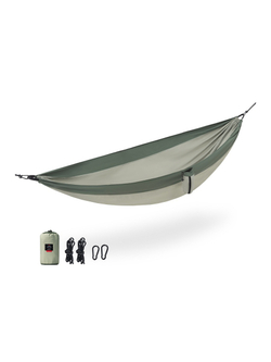 Гамак Naturehike без планок, туристический двойной, эпонж, зеленый