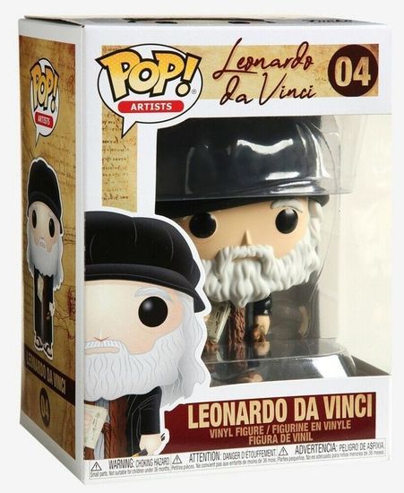 Фигурка Funko POP! Vinyl: Artists: Leonardo DaVinci (46896) 45251