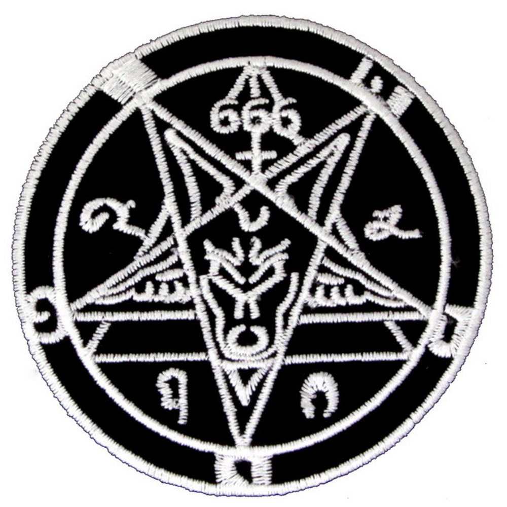 Нашивка Пентаграмма 666
