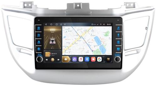 Магнитола для Hyundai Tucson 2016-2018 - Kuberg OL-9705 (кнопки и крутилки), Android 12, Быстрая, CarPlay, 4G SIM-слот