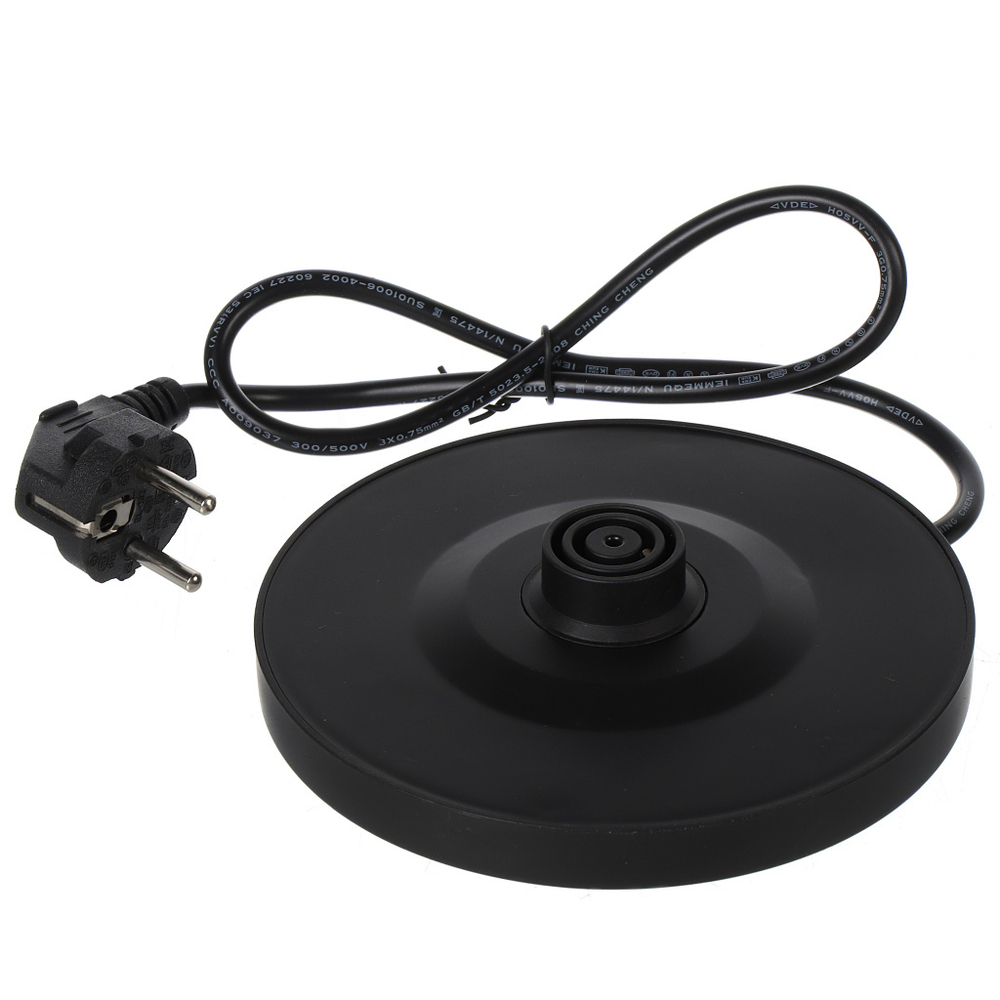 Чайник электрический Lofter, GMB-255-blk, чер, 1.7 л, 1500 Вт, ск нагр элем, нерж
