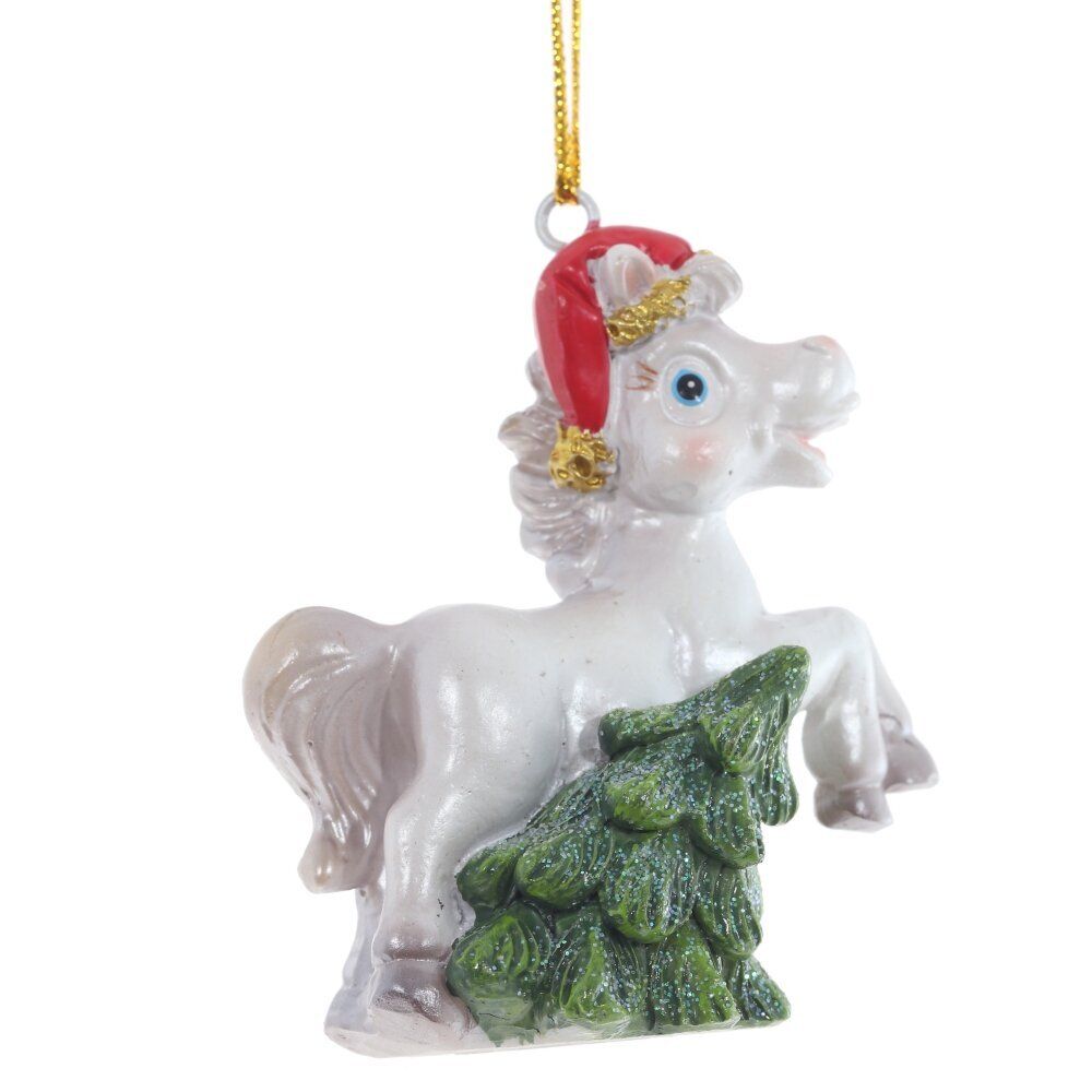 GAEM Фигурка декоративная подвесная "Лошадка", L5,5 W3 H7 см, 3в.