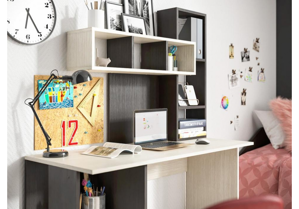 Компьютерный стол Woodville Эфес венге, дуб белфорд